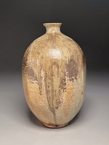 Altered Bottle in Peach Shino, 11.5"h (Pots From The Past)