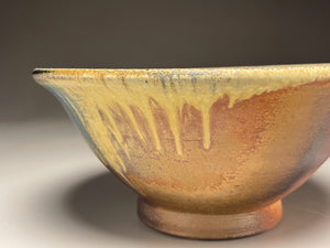 Serving Bowl in Cobalt, Yellow Matte, & Ash Glazes, 9.5"dia. (Tableware Collection)