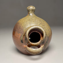 Load image into Gallery viewer, Birdhouse #1 in Copper Penny &amp; Ash Glaze, 5.75&quot;h. (Ben Owen Pottery Collection)
