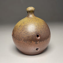 Load image into Gallery viewer, Birdhouse #1 in Copper Penny &amp; Ash Glaze, 5.75&quot;h. (Ben Owen Pottery Collection)
