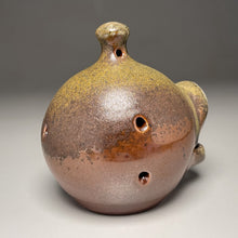 Load image into Gallery viewer, Birdhouse #1 in Copper Penny &amp; Ash Glaze, 5.75&quot;h. (Ben Owen Pottery Collection)
