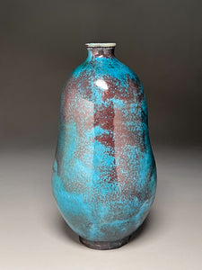 Gourd Bottle in Chinese Blue, 12.5"h (Pots From The Past)