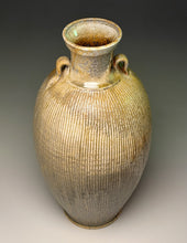 Load image into Gallery viewer, Combed Two-Handled Vase in Natural Ash, 14.75"h (Ben Owen III)
