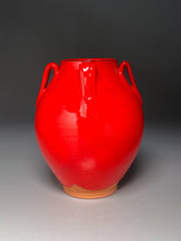 Load image into Gallery viewer, Lily Jar in Chinese Red, 10.75&quot;h (Pots From the Past)
