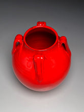 Load image into Gallery viewer, Lily Jar in Chinese Red, 10.75&quot;h (Pots From the Past)
