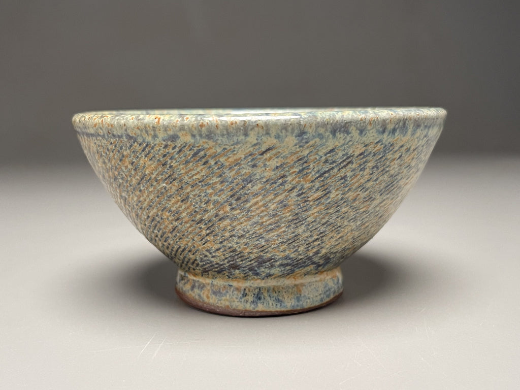 Combed Bowl #5 in Cloud Blue, 4.75