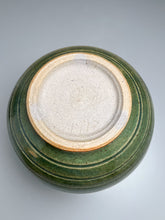 Load image into Gallery viewer, Carved Covered Jar in Patina Green, 10.5&quot;h (Pots From The Past)
