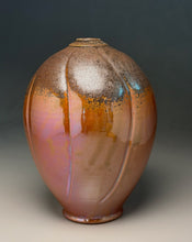 Load image into Gallery viewer, Melon Egg Vase in Copper Penny, 12.5"h (Ben Owen III)
