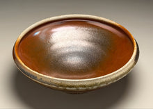 Load image into Gallery viewer, Combed Flair Bowl with Beveled Edge in Copper Penny, 10.25"dia. (Ben Owen III)
