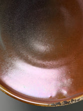 Load image into Gallery viewer, Combed Flair Bowl with Beveled Edge in Copper Penny, 10.25"dia. (Ben Owen III)
