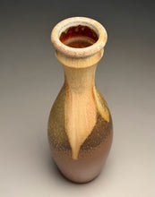 Load image into Gallery viewer, Bottle Vase in Ash, Yellow Matte &amp; Salt, 14"h (Silas Bradley)

