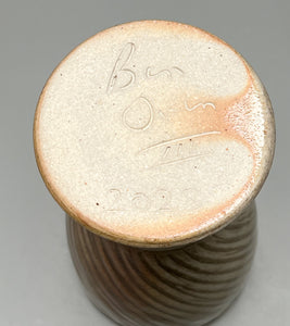 Combed Tumbler in Copper Penny & Ash Glaze, 6"h (Ben Owen III)