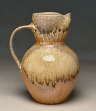 Load image into Gallery viewer, Combed Pitcher #1 in Natural Ash, 8.25"h (Silas Bradley)
