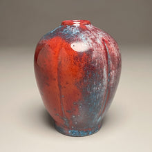 Load image into Gallery viewer, Melon Egg Vase in Chinese Blue, 5"h (Ben Owen III)
