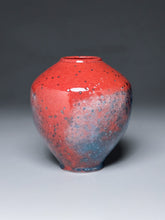 Load image into Gallery viewer, Square-Shouldered Egg Vase in Chinese Blue, 7.5"h (Ben Owen III)

