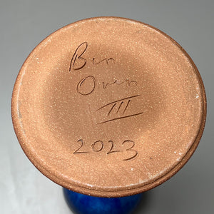 Candlesticks in Opal Blue, 12.75"h (Ben Owen III)