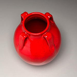 Lily Jar #1 in Chinese Red, 9"h (Ben Owen III)