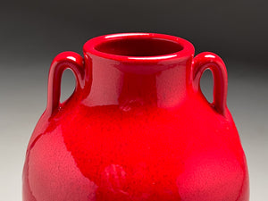 Tang Vase in Chinese Red, 9.25"h (Ben Owen III)