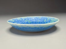 Load image into Gallery viewer, Dish #22 in Turquoise Crystalline, 6.5&quot;dia (Juliana Owen)
