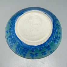 Load image into Gallery viewer, Dish #22 in Turquoise Crystalline, 6.5&quot;dia (Juliana Owen)
