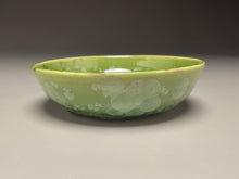 Load image into Gallery viewer, Dish #23 in Lily Pad Green Crystalline, 5.75&quot;dia (Juliana Owen)
