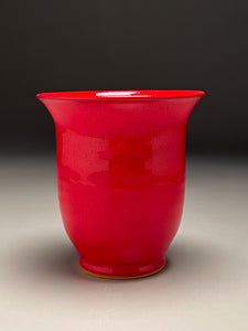 Bell Vase #1 in Chinese Red, 5.5"h (Ben Owen III)