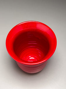 Bell Vase #1 in Chinese Red, 5.5"h (Ben Owen III)