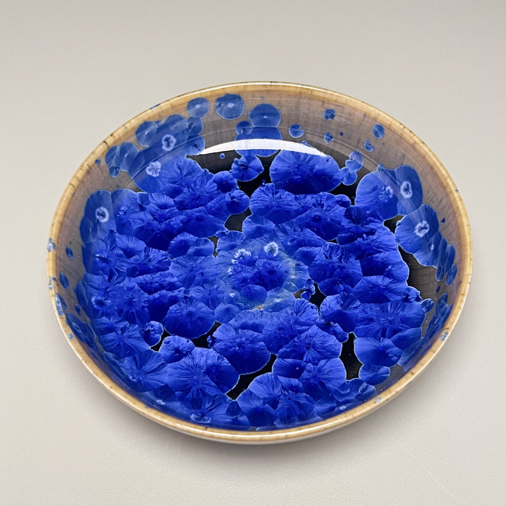 Dish #25 in Cobalt Crystalline, 5.5