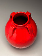 Load image into Gallery viewer, Lily Jar #2 in Chinese Red, 9.5&quot;h (Ben Owen III)
