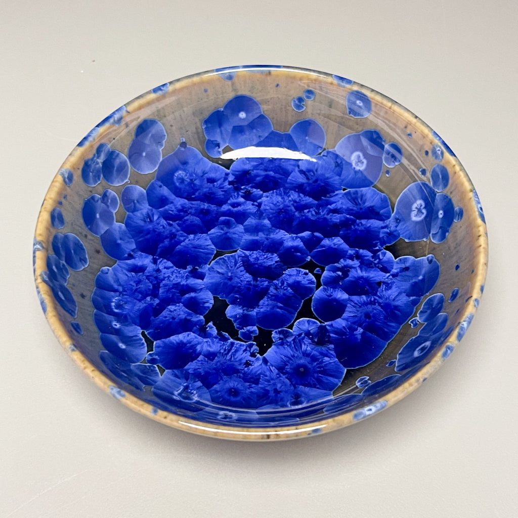 Dish #26 in Cobalt Crystalline, 5.5