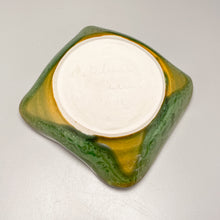 Load image into Gallery viewer, Altered Dish #27 in Lily Pad Green Crystalline, 5&quot;dia (Juliana Owen)
