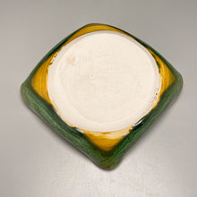 Load image into Gallery viewer, Altered Dish #28 in Lily Pad Green Crystalline, 5&quot;dia (Juliana Owen)
