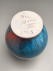 Han Vase #2 in Chinese Blue, 9"h (Ben Owen III)