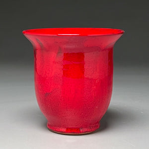 Bell Vase #1 in Chinese Red, 5"h (Ben Owen III)