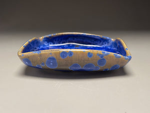 Dish #33 in Cobalt Crystalline, 5.5"dia (Juliana Owen)