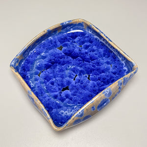 Dish #33 in Cobalt Crystalline, 5.5"dia (Juliana Owen)