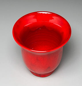 Bell Vase #2 in Chinese Red, 5"h (Ben Owen III)