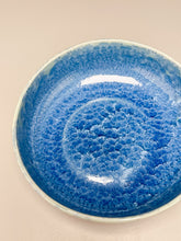 Load image into Gallery viewer, Dish #24 in Turquoise Crystalline, 5.5&quot;dia (Juliana Owen)
