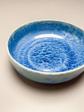 Load image into Gallery viewer, Dish #24 in Turquoise Crystalline, 5.5&quot;dia (Juliana Owen)
