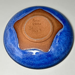 Bowl #2 in Opal Blue, 6.25"dia. (Benjamin Owen IV)
