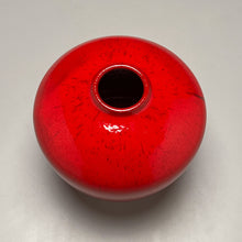 Load image into Gallery viewer, Square-Shouldered Egg Vase #2 in Chinese Red, 4.75&quot;h (Ben Owen III)

