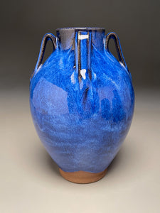 Lily Jar in Opal Blue, 8.75"h (Ben Owen III)