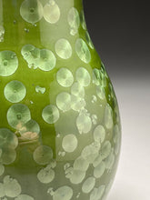 Load image into Gallery viewer, Gourd Vase in Lily Pad Green Crystalline, 12.75&quot;h (Ben Owen III)
