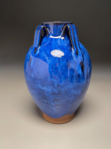 Lily Jar in Opal Blue, 8.75"h (Ben Owen III)