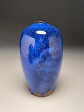 Load image into Gallery viewer, Egg Vase #2 in Opal Blue, 8.75&quot;h (Ben Owen III)
