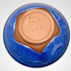 Bowl #4 in Opal Blue, 7.5"dia. (Benjamin Owen IV)