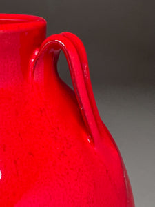 Lily Jar #3 in Chinese Red, 12"h (Ben Owen III)