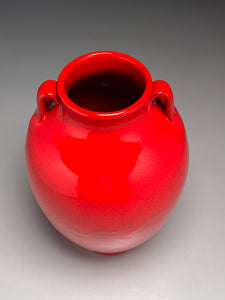 Tang Vase in Chinese Red, 12.25"h (Ben Owen III)