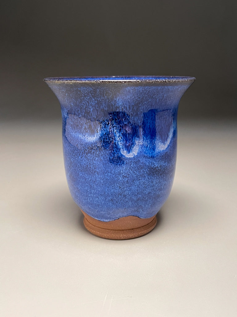 Bell Vase #1 in Opal Blue, 5