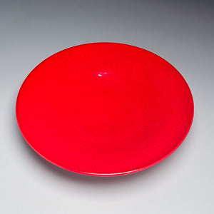 Flair Bowl in Chinese Red, 13.5"dia. (Ben Owen III)